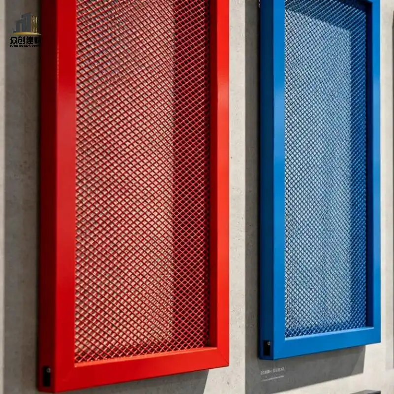  PVDF Coated Aluminum Expanded Mesh Facade | Custom Architectural Metal Cladding